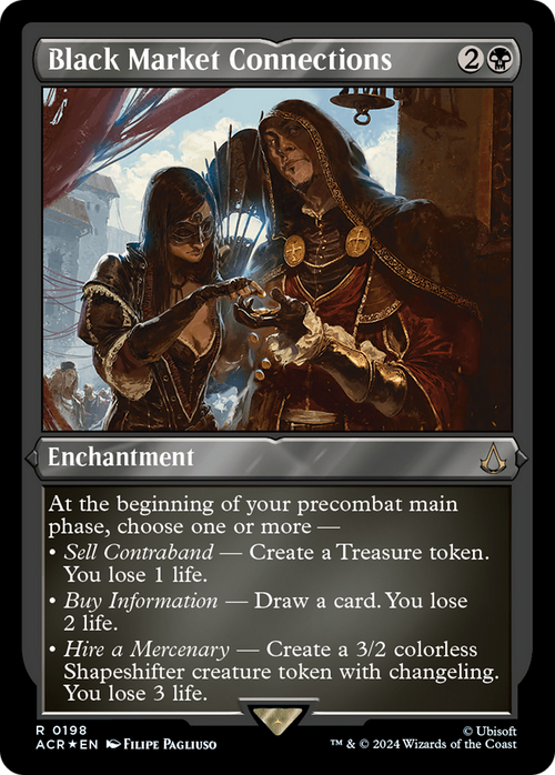 Black Market Connections (Foil Etched) (ACR-198) - Assassin's Creed Foil