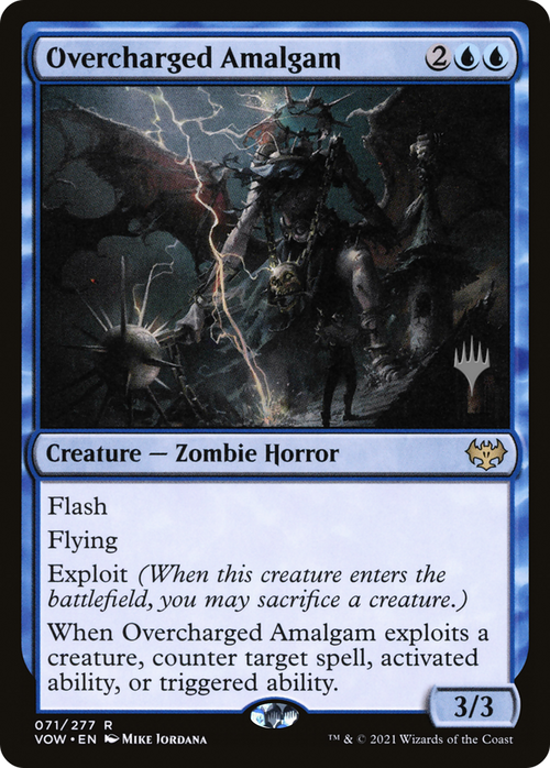 Overcharged Amalgam (PPDMU-071) - Innistrad: Crimson Vow Promos Foil