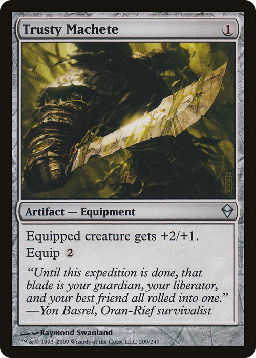 Trusty Machete (ZEN-209) - Zendikar Foil