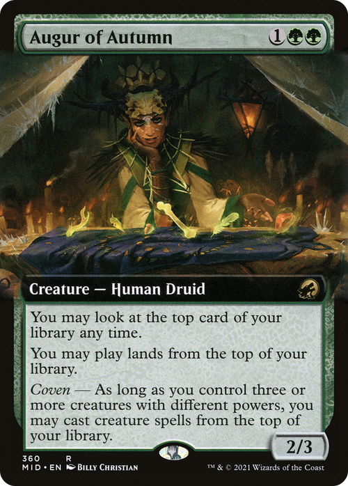 Augur of Autumn (Extended Art) (MID-360) - Innistrad: Midnight Hunt: (Extended Art)