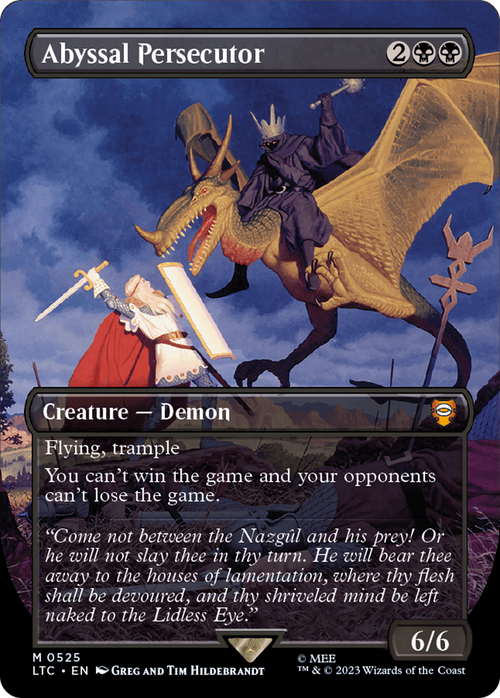 Abyssal Persecutor (Borderless) (LTC-525) - Tales of Middle-earth Commander Foil