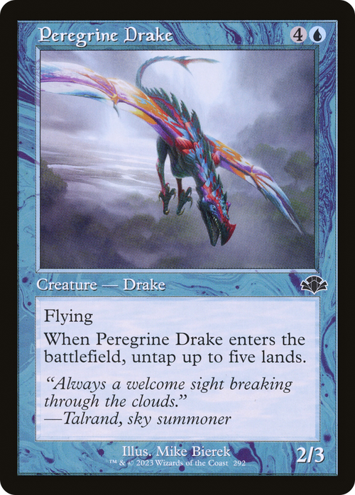 Peregrine Drake (Retro Frame) (DMR-292) - Dominaria Remastered