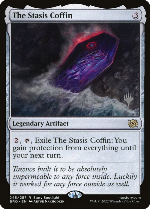 The Stasis Coffin (PPBRO-245) - The Brothers' War Promos Foil
