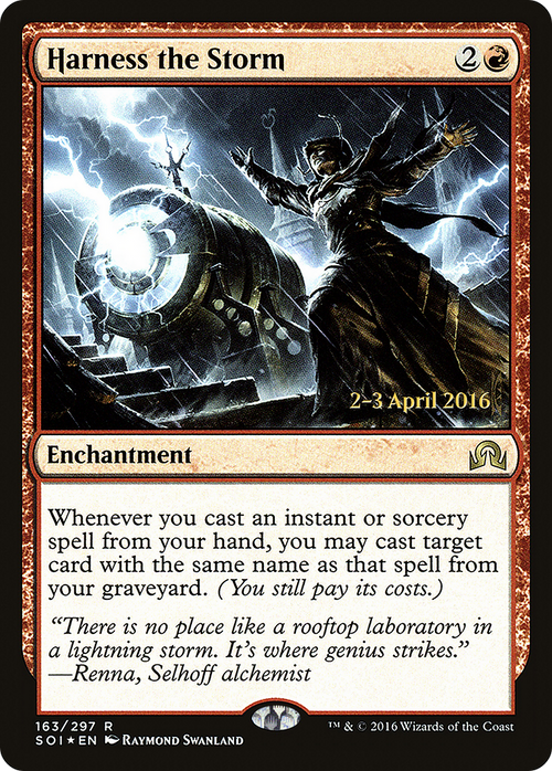 Harness the Storm (PRE-163S) - Shadows over Innistrad Promos Foil