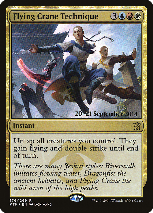Flying Crane Technique (PRE-176S) - Khans of Tarkir Promos Foil