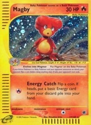 Magby (17)/165  - Reverse Holofoil Expedition - Holo Rare