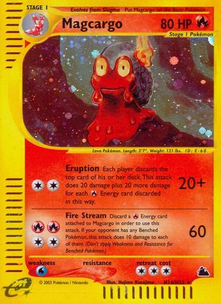 Magcargo (H16)/H32  - Holofoil Skyridge - Holo Rare