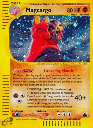 Magcargo (H17)/H32  - Holofoil Skyridge - Holo Rare