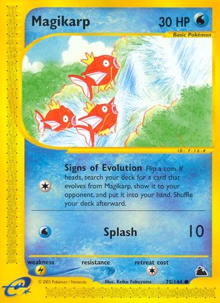 Magikarp/144  - Reverse Holofoil Skyridge - Common
