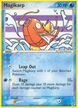 Magikarp 064/107  - Reverse Holofoil Deoxys - Common