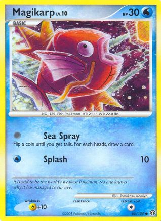 Magikarp 065/100  Stormfront - Common