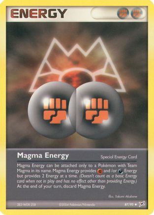 Magma Energy/95  - Reverse Holofoil Team Magma vs Team Aqua - Uncommon