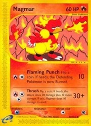 Magmar/165  - Reverse Holofoil Expedition - Uncommon