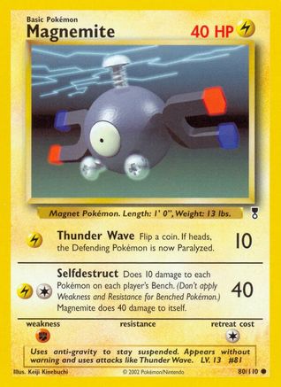 Magnemite  - Reverse Holofoil Legendary Collection - Common