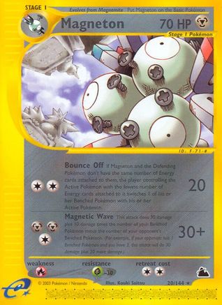 Magneton (20)/144  - Reverse Holofoil Skyridge - Rare