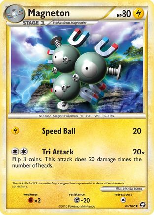 Magneton  - Reverse Holofoil Triumphant - Uncommon