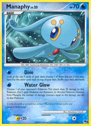 Manaphy/017  POP Series 9 - Rare