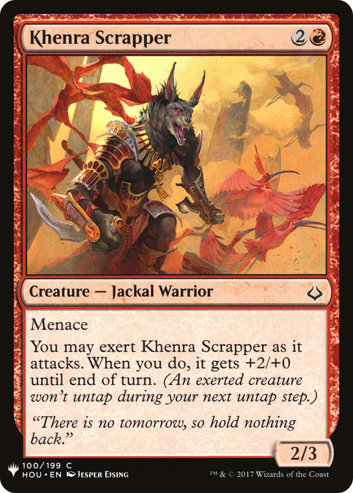 Khenra Scrapper (LIST-HOU-100) - The List