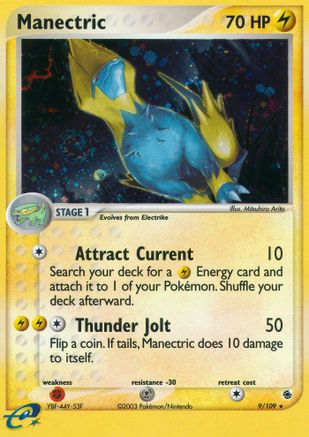 Manectric - 9/109/109  - Holofoil Ruby and Sapphire - Holo Rare