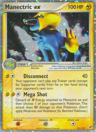 Manectric ex/107  Deoxys - Ultra Rare