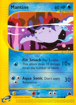 Mantine/144  - Reverse Holofoil Skyridge - Common
