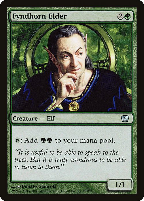 Fyndhorn Elder (8ED-251) - 8th Edition Foil