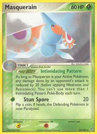 Masquerain/107  Deoxys - Uncommon