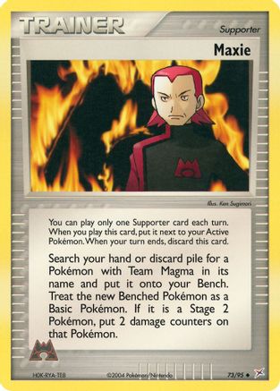 Maxie/95  Team Magma vs Team Aqua - Uncommon