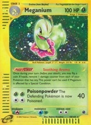 Meganium (18)/165  - Reverse Holofoil Expedition - Holo Rare