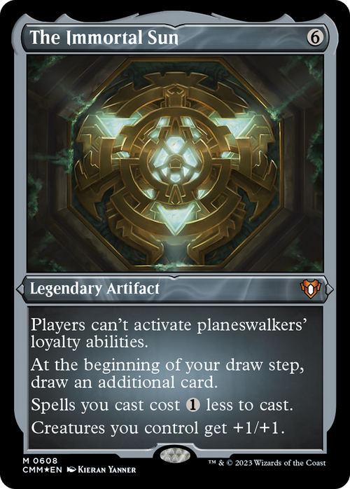 The Immortal Sun (Foil Etched) (CMM-608) - Commander Masters Foil