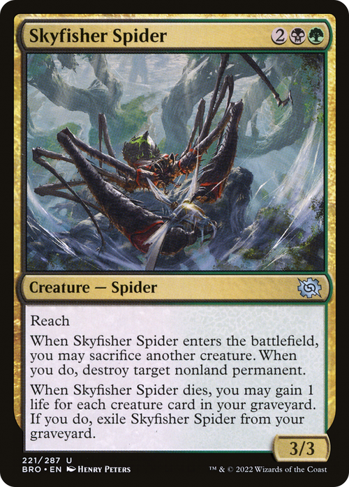 Skyfisher Spider (BRO-221) - The Brothers' War