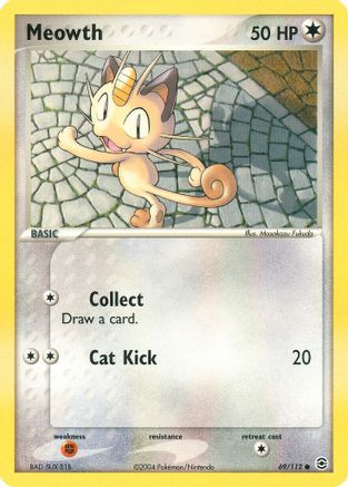 Meowth 069/112  FireRed & LeafGreen - Common