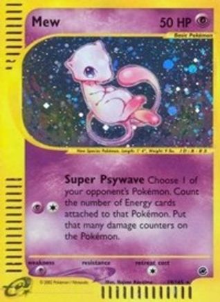 Mew (19)/165  - Reverse Holofoil Expedition - Holo Rare