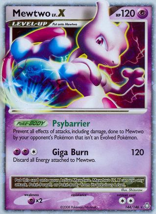 Mewtwo LV.X/146  - Holofoil Legends Awakened - Ultra Rare