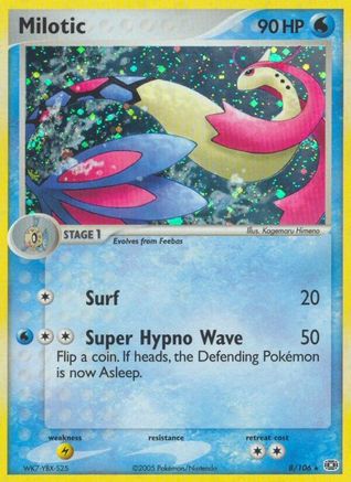 Milotic/106  - Holofoil Emerald - Holo Rare