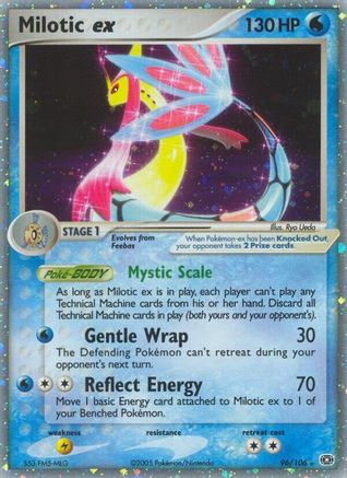 Milotic ex/106  Emerald - Ultra Rare