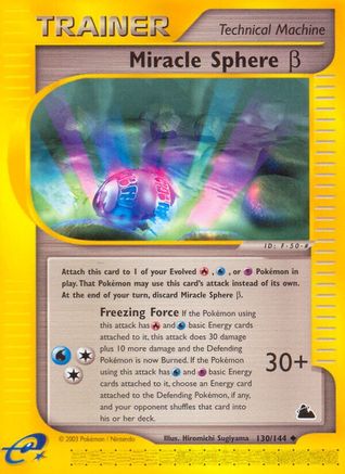 Miracle Sphere Beta/144  - Reverse Holofoil Skyridge - Uncommon