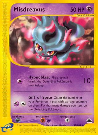 Misdreavus/144  Skyridge - Uncommon