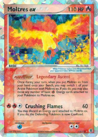 Moltres ex/112  FireRed & LeafGreen - Secret Rare