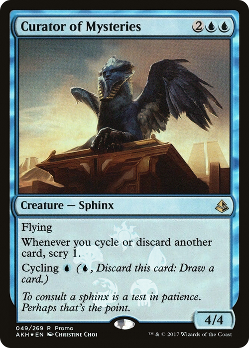 Curator of Mysteries (MEDIA-49★) - Amonkhet Promos Foil