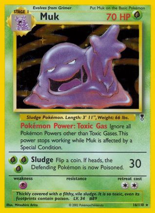 Muk  - Holofoil Legendary Collection - Holo Rare