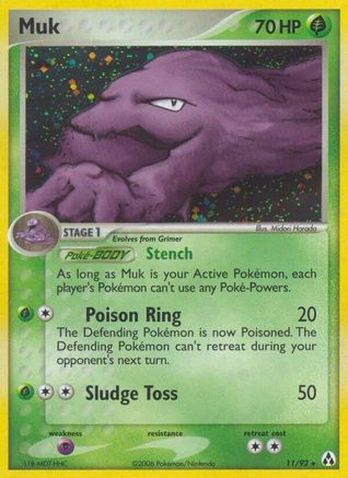 Muk/92  - Holofoil Legend Maker - Holo Rare