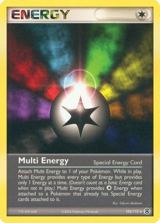 Multi Energy/112  FireRed & LeafGreen - Rare