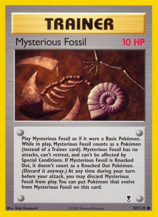 Mysterious Fossil/110  Legendary Collection - Common