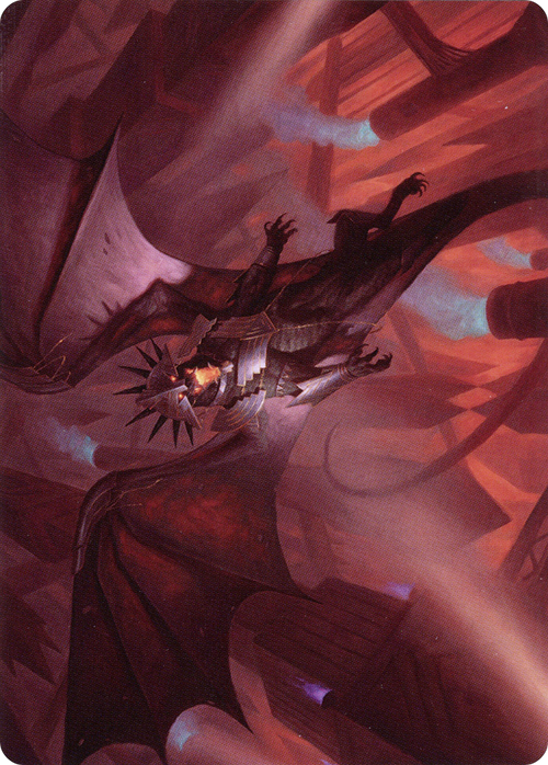 Ziatora, the Incinerator // Ziatora, the Incinerator (ASNC-033) - New Capenna Art Series (Borderless) Foil
