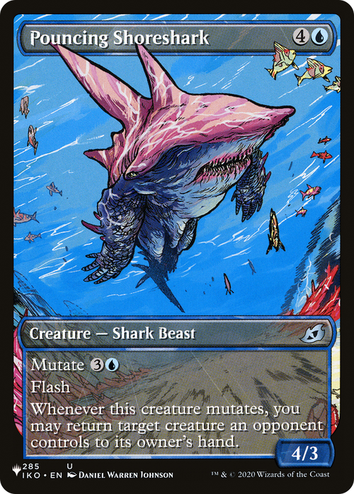 Pouncing Shoreshark (Showcase) (LIST-IKO-285) - The List: (Showcase)