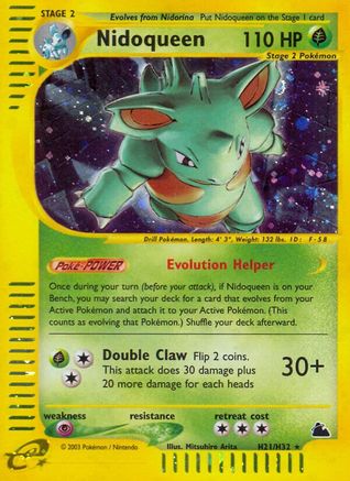 Nidoqueen (H21)/H32  - Holofoil Skyridge - Holo Rare