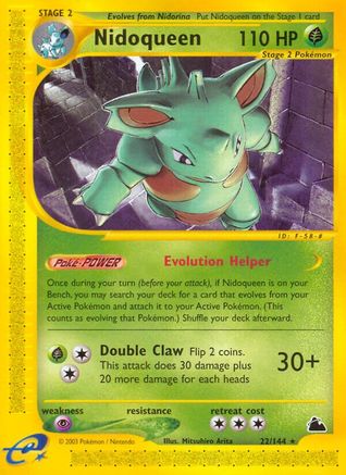 Nidoqueen (22)/144  Skyridge - Rare