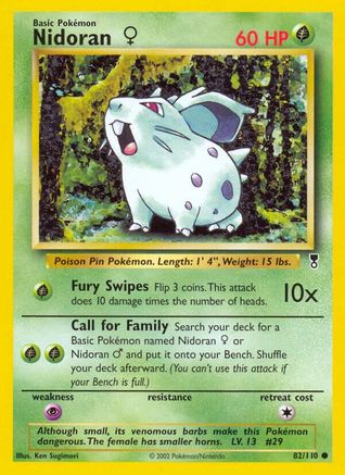 Nidoran F  Legendary Collection - Common