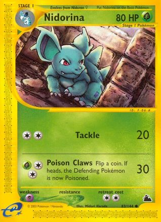 Nidorina/144  Skyridge - Common